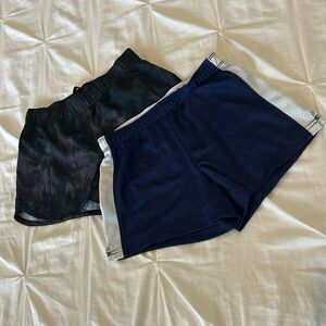 Lot of 2 Girls Running Shorts Size Large 10-12 Old Navy Dry Cool & Justice